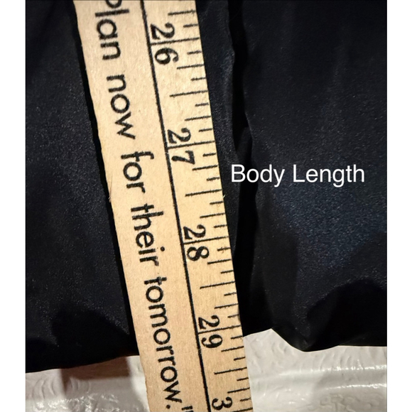 GAP KIDS Puffer Parka Winter Coat Hooded Full Zip Jacket Black Gently Used XL - Picture 6 of 6